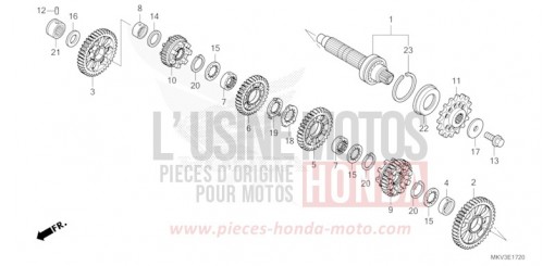 TRANSMISSION (COUNTERSHAFT) NSS750M de 2021